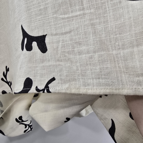 Anthropologie SET Paper Heart Strapless Tube Maxi Dress And Camp Shirt Linen L - Picture 5 of 16